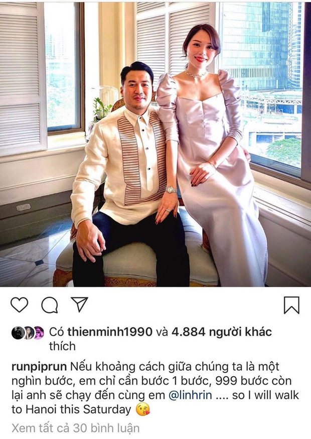 Thiếu gia Phillip Nguyễn vừa xa Linh Rin 1 chút đã viết ngôn tình nhớ nhung: Đúng là mẫu bạn trai bên ngoài nhiều tiền, bên trong ấm áp! - Ảnh 1.