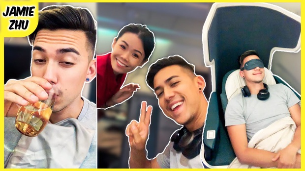 Ăn vạ gãy chân để được ngồi ghế thương gia đắt đỏ: Tưởng ai hóa ra YouTuber chuyên cà khịa bố ruột mình! - Ảnh 1.