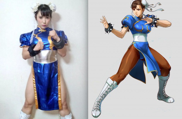 Xịt máu mũi với nữ thần tượng hóa thân thành Chun-Li trong game Street Fighter cực chất! - Ảnh 2.