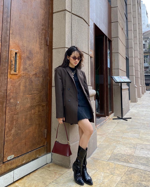 Street style Tết của hội hot girl sành mặc Instagram: Dù diện áo dài hay váy áo kiểu cách cũng đều sang chảnh, xinh tươi hết nút - Ảnh 11. Street style Tết của hội hot girl sành mặc Instagram: Dù diện áo dài hay váy áo kiểu cách cũng đều sang chảnh, xinh tươi hết nút - Ảnh 11.