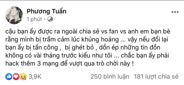 Sau vài giờ lên tiếng “cà khịa” cực thẳng thắn K-ICM, dòng trạng thái của Jack bỗng mất hút không lí do, chuyện gì đây? - Ảnh 1.