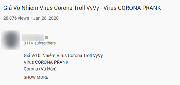 Giả vờ nhiễm virus corona để làm YouTube: Trào lưu phản cảm nhen nhóm bởi một số vlogger Việt - Ảnh 2.