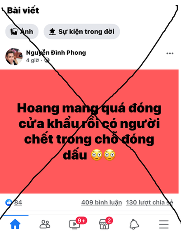 Phạt thanh niên tung tin đồn đóng cửa khẩu vì virus corona, có người chết trong chỗ đóng dấu - Ảnh 2. Phạt thanh niên tung tin đồn đóng cửa khẩu vì virus corona, có người chết trong chỗ đóng dấu - Ảnh 2.