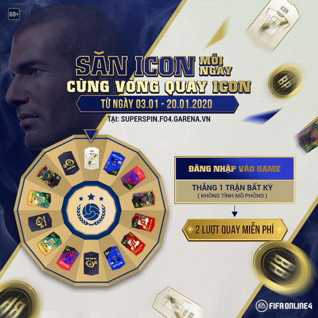 FIFA Online 4: Tin hot cho game thủ, Garena đang mở sự kiện miễn phí săn cầu thủ xịn, trúng cả ICON tiền tỷ - Ảnh 1. FIFA Online 4: Tin hot cho game thủ, Garena đang mở sự kiện miễn phí săn cầu thủ xịn, trúng cả ICON tiền tỷ - Ảnh 1.