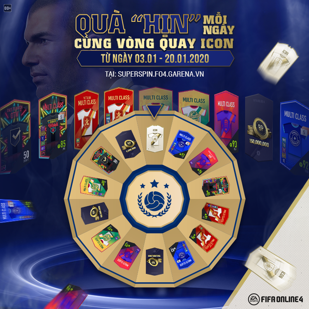 FIFA Online 4: Tin hot cho game thủ, Garena đang mở sự kiện miễn phí săn cầu thủ xịn, trúng cả ICON tiền tỷ - Ảnh 2. FIFA Online 4: Tin hot cho game thủ, Garena đang mở sự kiện miễn phí săn cầu thủ xịn, trúng cả ICON tiền tỷ - Ảnh 2.