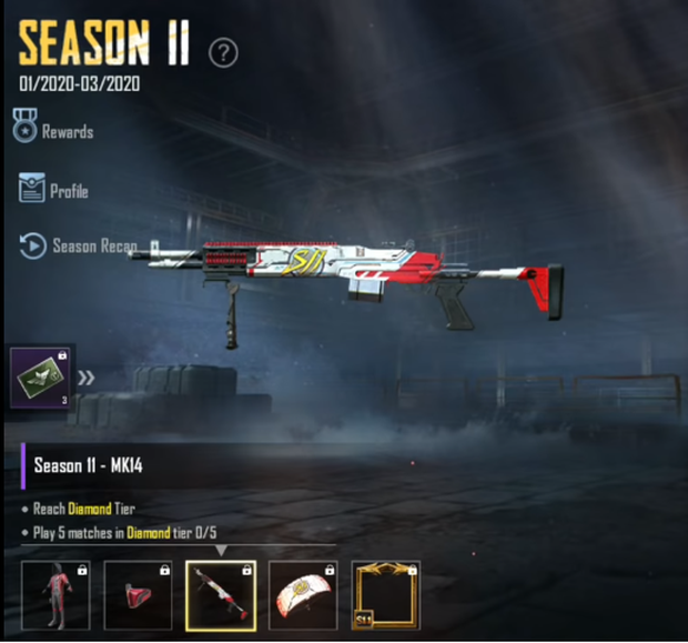 PUBG Mobile: Hé lộ phần thưởng Rank mùa 11 gồm toàn skin súng, dù và Khung Avatar cực chất - Ảnh 4. PUBG Mobile: Hé lộ phần thưởng Rank mùa 11 gồm toàn skin súng, dù và Khung Avatar cực chất - Ảnh 4.