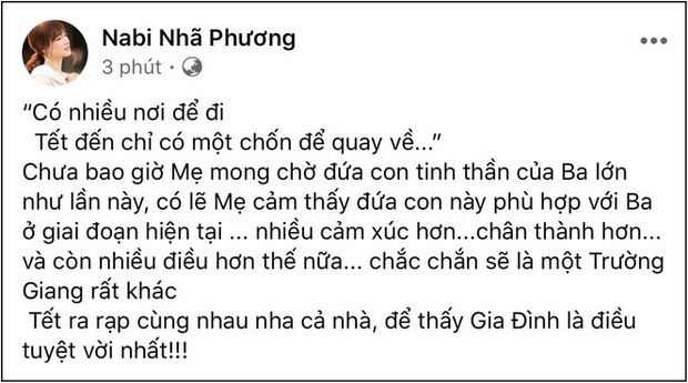 Nịnh chồng như Nhã Phương: Quay clip khoe nhan sắc “sương sương” cũng phải nhắc khéo tên ông xã Trường Giang - Ảnh 3.