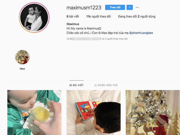 Phạm Hương chuẩn mẹ bỉm sữa Vbiz: Chăm con cực khéo, bé Max 1 năm tuổi đã có instagram 10 ngàn follower - Ảnh 2.