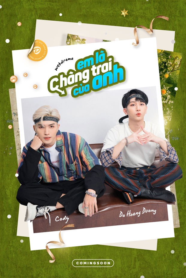 Đỗ Hoàng Dương và Cody (UNI5) bất ngờ nên duyên web drama đam mỹ, Việt Nam sắp có hàng hot cạnh tranh 2gether? - Ảnh 1.