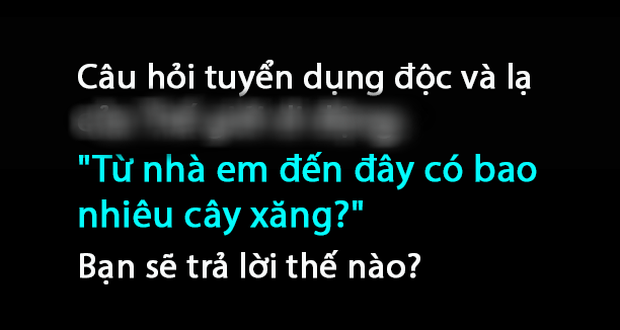 Tuyển dụng: Từ nhà em đến công ty có bao nhiêu cây xăng?, nam sinh chỉ đáp lại 1 câu được nhận ngay vào làm - Ảnh 1.