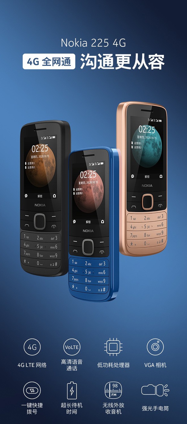 Nokia ra mắt cục gạch 215 và 225, giá từ 1 triệu đồng - Ảnh 2.