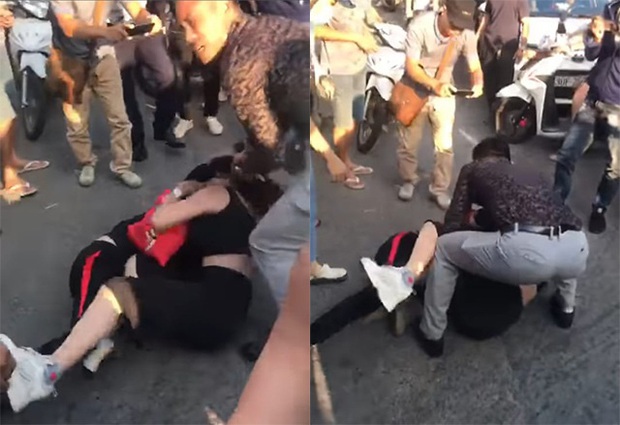 Vụ đánh ghen “có chồng thì phải biết giữ” trên phố Hà Nội: 3 nhân vật chính trong clip lên tiếng làm sáng tỏ - Ảnh 1. Vụ đánh ghen “có chồng thì phải biết giữ” trên phố Hà Nội: 3 nhân vật chính trong clip lên tiếng làm sáng tỏ - Ảnh 1.