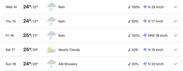 Bão số 7 và không khí lạnh cùng lúc đổ bộ, miền Bắc mưa lớn, nền nhiệt giảm sâu từ ngày mai - Ảnh 3.