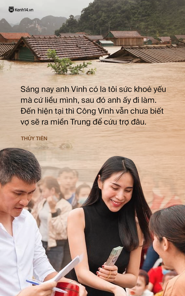 Phỏng vấn nóng Thuỷ Tiên đến Huế cứu trợ miền Trung: Đã kêu gọi được hơn 8 tỷ, bán hết hột xoàn làm từ thiện và chưa kịp báo chồng - Ảnh 6.