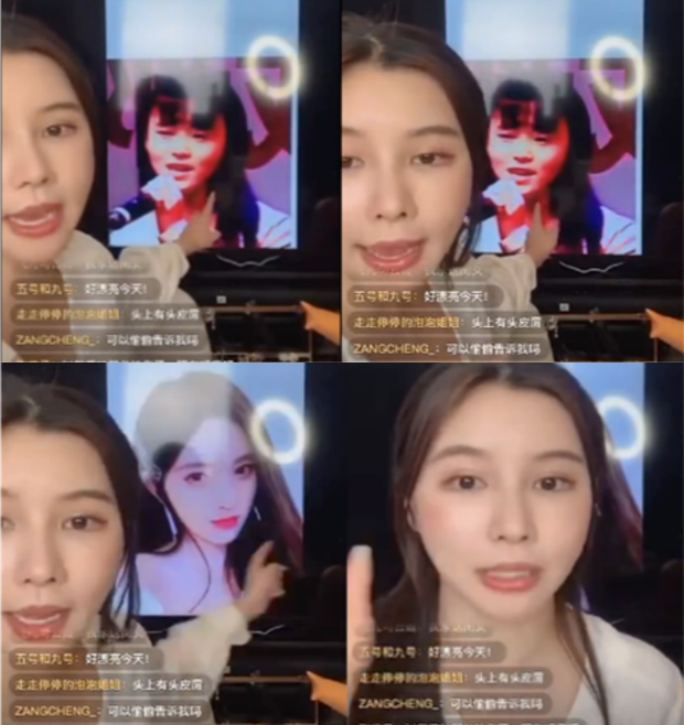 Lại thêm một hot girl Trung Quốc “ngã ngựa” vì nhan sắc thật trên sóng livestream khác xa ảnh trên mạng - Ảnh 1.