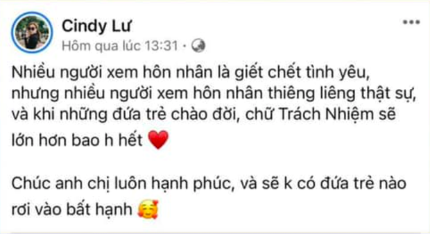 Bị chỉ trích có lời chúc kém duyên dành cho con của Đông Nhi - Ông Cao Thắng, vợ cũ Hoài Lâm nói gì? - Ảnh 2.