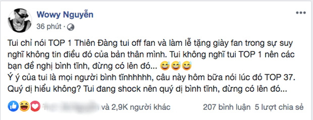 Trót dại tuyên bố làm lễ tặng giày nếu đạt #1 YouTube, Wowy hoảng hốt đăng đàn mong fan ngừng cày view vì leo trending vèo vèo - Ảnh 3.