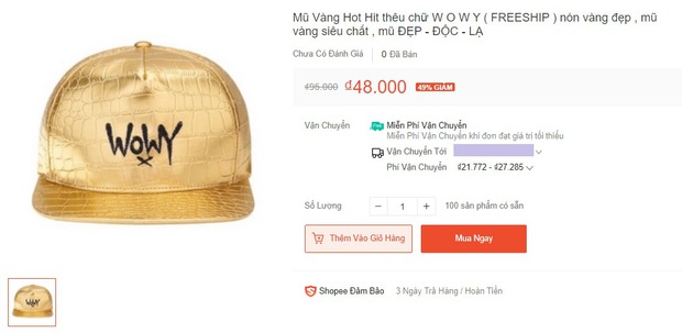 Nón vàng danh giá của Rap Việt bị làm fake nhan nhản, bán tràn vỉa hè với giá chỉ vài chục nghìn - Ảnh 4.
