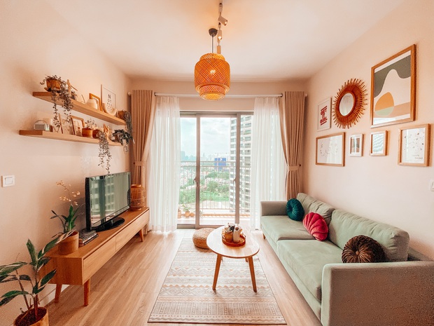 Chỉ mất hơn 100 triệu, cô nàng độc thân thiết kế căn hộ vạn người mê, nhìn là muốn làm tổ trong nhà - Ảnh 2. Chỉ mất hơn 100 triệu, cô nàng độc thân thiết kế căn hộ vạn người mê, nhìn là muốn làm tổ trong nhà - Ảnh 2.
