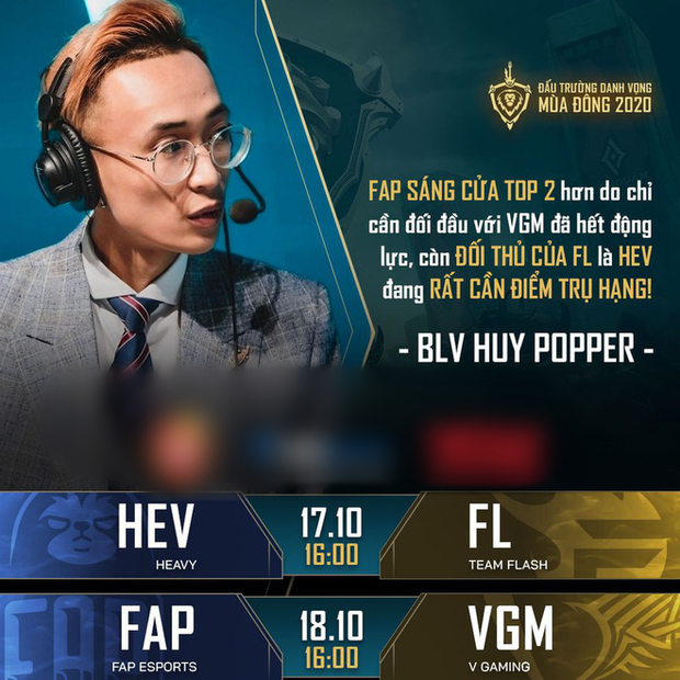 Huy Popper tiên đoán FAP Esports sáng cửa top 2, HLV Ken run cầm cập, fan Team Flash vui mừng - Ảnh 2.