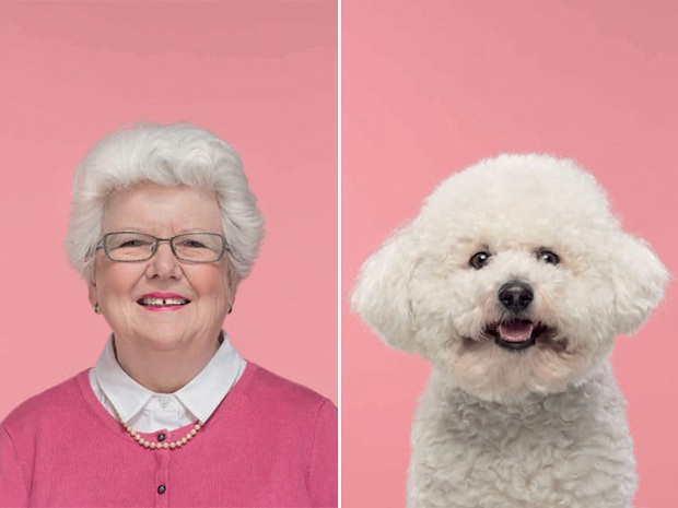 Bộ ảnh chứng minh chủ và thú cưng chung sống càng lâu càng giống nhau - Ảnh 2.