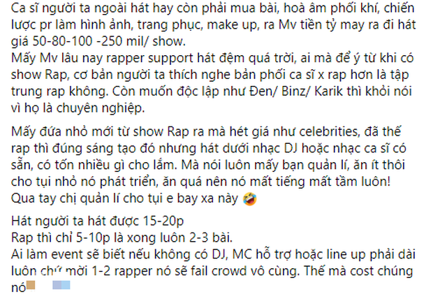 Người trong ngành bức xúc vì dàn thí sinh show Rap đang hot hét giá trên trời, cao hơn cả Quán quân The Voice? - Ảnh 1.