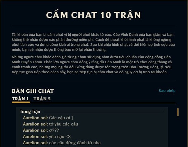 Bi hài game thủ bị cấm chat 10 trận vì nói... yêu team địch, cộng đồng LMHT: Riết rồi chơi không dám nói gì hết - Ảnh 3.