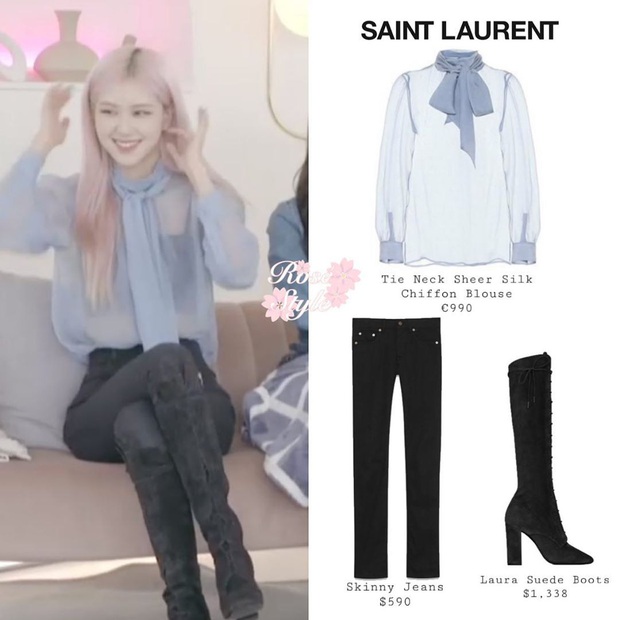 Rosé diện áo xuyên thấu nhưng không phô phang như người mẫu là nhờ áo 2 dây đen, bạn nên học theo để có style tinh tế - Ảnh 3.