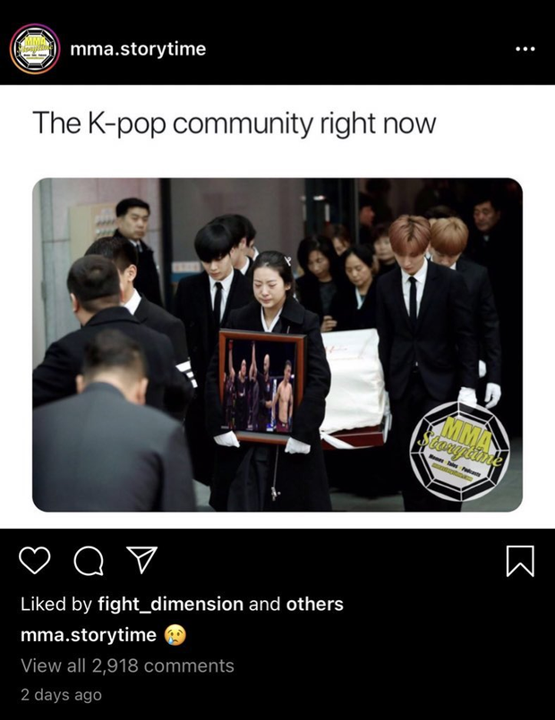 Phẫn nộ đỉnh điểm: Tài khoản MMA chế giễu ảnh đám tang Jonghyun (SHINee), ngụy tạo tin nhắn khiến Jay Park phải lên tiếng - Ảnh 2. Phẫn nộ đỉnh điểm: Tài khoản MMA chế giễu ảnh đám tang Jonghyun (SHINee), ngụy tạo tin nhắn khiến Jay Park phải lên tiếng - Ảnh 2.