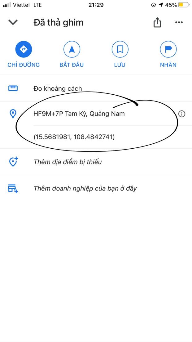 Chia sẻ định vị mã cộng Google Maps giúp dễ dàng xác định vị trí, cứu hộ giữa mùa bão lũ - Ảnh 5.