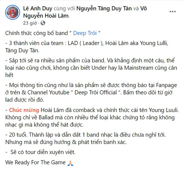 Hoài Lâm đổi nghệ danh chuyển hướng rapper, thành lập nhóm nhạc 3 thành viên: thực hư chưa rõ nhưng đã bị dân tình ném đá? - Ảnh 3.