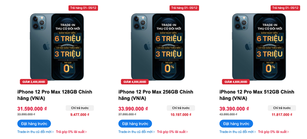 Nhiều người Việt chọn đặt hàng iPhone 12 Pro Max, giá bán khá cao nhưng có nhiều khuyến mãi - Ảnh 6.