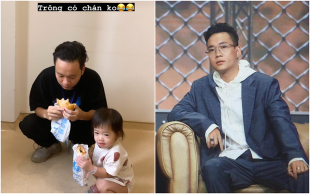 JustaTee bị bà xã dìm hàng không thương tiếc, bảnh trai ở Rap Việt - về nhà xuề xoà chuẩn ông bố bỉm sữa - Ảnh 2.