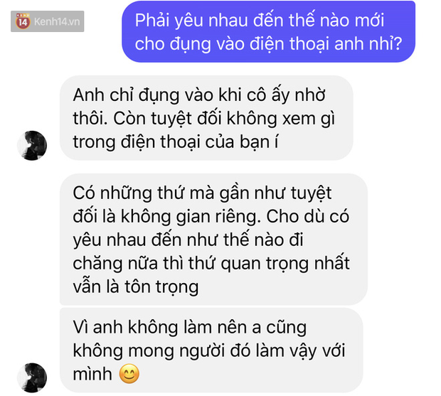 Yêu nhiều đến mức nào mới sẵn sàng cho người ta đụng vào điện thoại? - Ảnh 13. Yêu nhiều đến mức nào mới sẵn sàng cho người ta đụng vào điện thoại? - Ảnh 13.