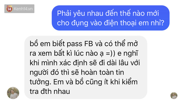 Yêu nhiều đến mức nào mới sẵn sàng cho người ta đụng vào điện thoại? - Ảnh 6. Yêu nhiều đến mức nào mới sẵn sàng cho người ta đụng vào điện thoại? - Ảnh 6.