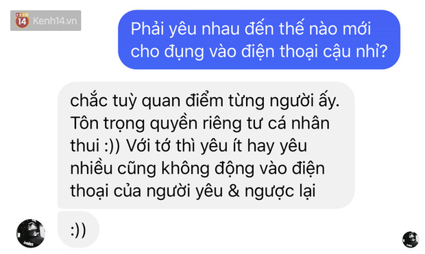 Yêu nhiều đến mức nào mới sẵn sàng cho người ta đụng vào điện thoại? - Ảnh 12. Yêu nhiều đến mức nào mới sẵn sàng cho người ta đụng vào điện thoại? - Ảnh 12.