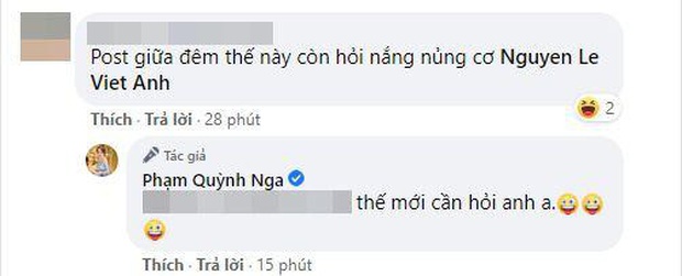 Quỳnh Nga mặc nội y khoe vòng 1 bức thở, bạn chung liền gọi thẳng tên Việt Anh: Ẩn ý gì đây? - Ảnh 3.