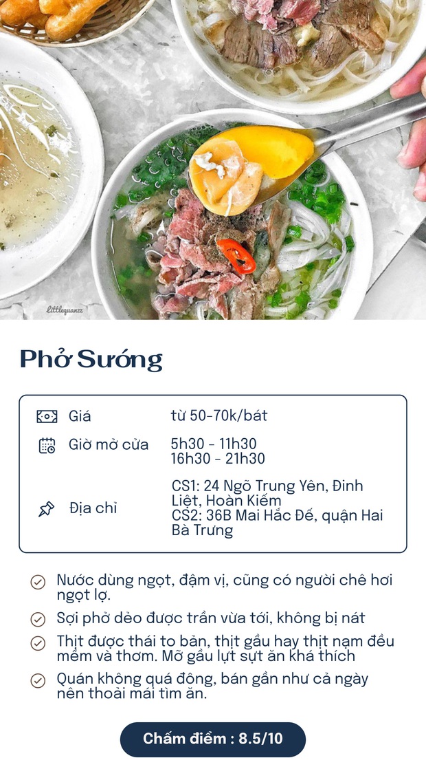 Chấm điểm 7 quán phở nổi tiếng nhất Hà Nội: Sợi phở dai, thịt bò mềm, qua hàng chục năm vẫn đỉnh như ngày đầu! - Ảnh 2.