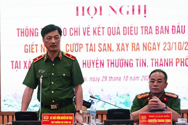 Họp báo vụ nữ sinh HV Ngân hàng bị sát hại: Đối tượng Trung đã cai nghiện về, lưu manh và có nhiều thủ đoạn chống đối - Ảnh 3.