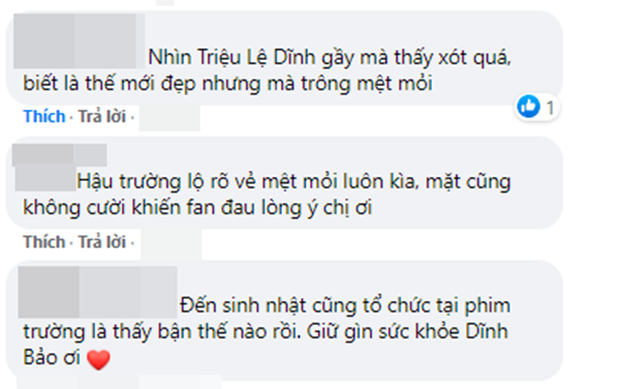 Triệu Lệ Dĩnh mặt mũi bơ phờ, thể trạng suy nhược ở hậu trường Hạnh Phúc Đến Vạn Gia khiến fan sốt ruột - Ảnh 7.