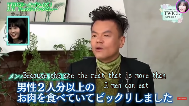 JYP tiết lộ sự thật gây sốc về Momo (TWICE): sức ăn còn hơn cả hai người đàn ông, đến chủ quán cũng kinh ngạc - Ảnh 3.