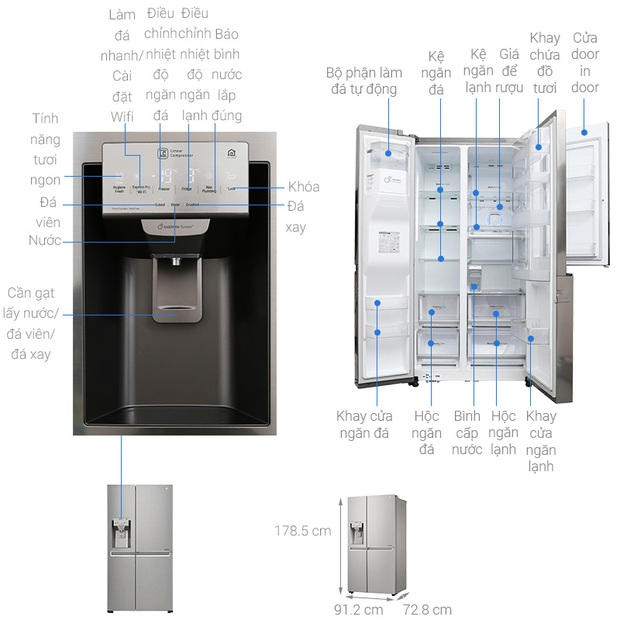 Top 3 tủ lạnh đắt xắt ra miếng nhưng đáng mua nhất hiện nay - Ảnh 10.