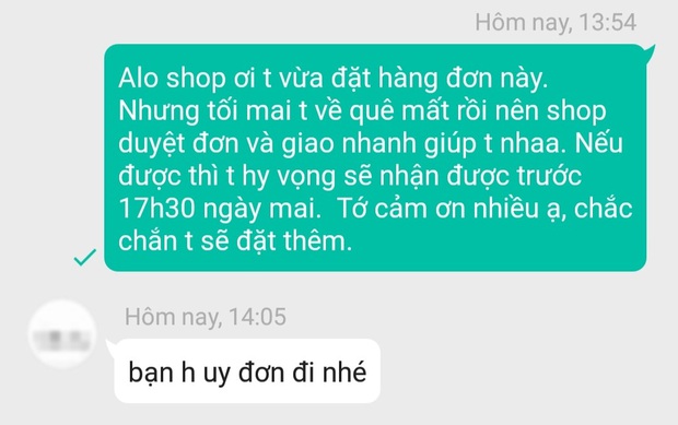 Khách mua hàng online đòi ship gấp, chủ shop trả lời một câu gây nổ ra tranh cãi: Bạn đứng về phe ai? - Ảnh 1. Khách mua hàng online đòi ship gấp, chủ shop trả lời một câu gây nổ ra tranh cãi: Bạn đứng về phe ai? - Ảnh 1.