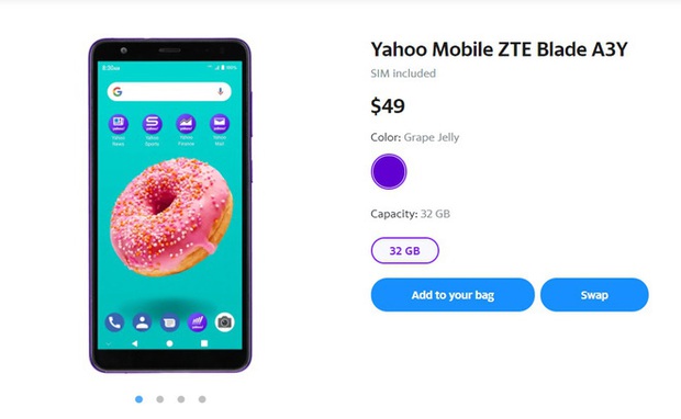Yahoo ra mắt smartphone siêu rẻ, giá chỉ 49 USD - Ảnh 3.