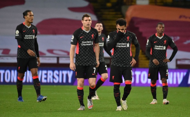 Liverpool lập kỷ lục tồi tệ chưa từng có trong lịch sử Ngoại hạng Anh - Ảnh 1. Liverpool lập kỷ lục tồi tệ chưa từng có trong lịch sử Ngoại hạng Anh - Ảnh 1.