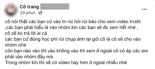 Tài khoản Facebook tự xưng cô giáo Trang kêu gọi gửi tiền để vào lớp học toàn clip khiêu dâm phản cảm: Có thể bị xử lý hình sự - Ảnh 3.