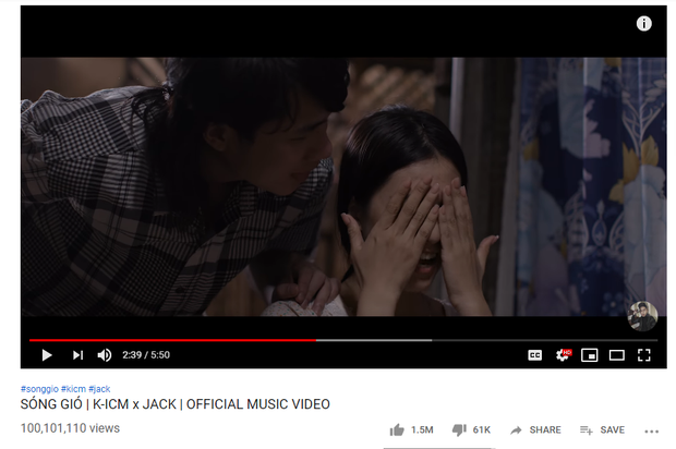 10 MV Vpop cán mốc 100 triệu view nhanh nhất: Sơn Tùng M-TP, Jack và K-ICM chiếm sóng, 2 cái tên không ai ngờ tới lại lọt top! - Ảnh 3.