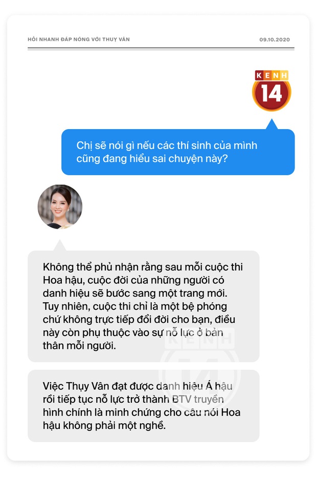 Phỏng vấn nóng Thuỵ Vân trước Bán kết HHVN: Hé lộ lý do 10 năm giữ kín diện mạo ông xã, khẳng định Hoa hậu không phải một nghề - Ảnh 9.
