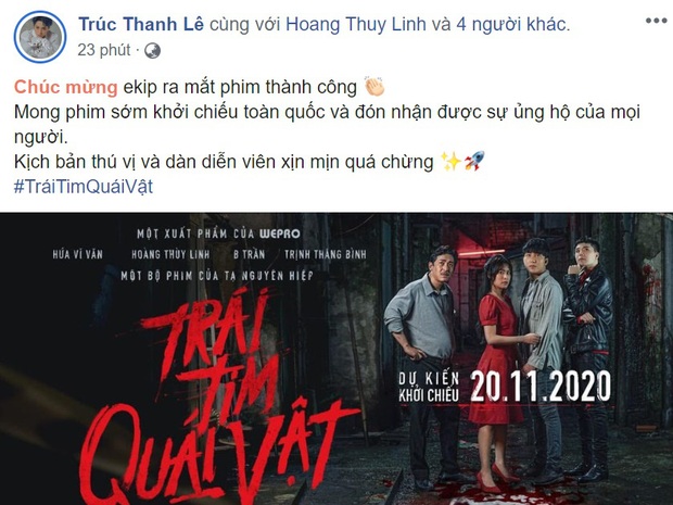 Mạng xã hội bùng nổ vì Trái Tim Quái Vật: Mê muốn xỉu chị đẹp Hoàng Thùy Linh, phim ổn áp đáng xem lắm nha! - Ảnh 3.