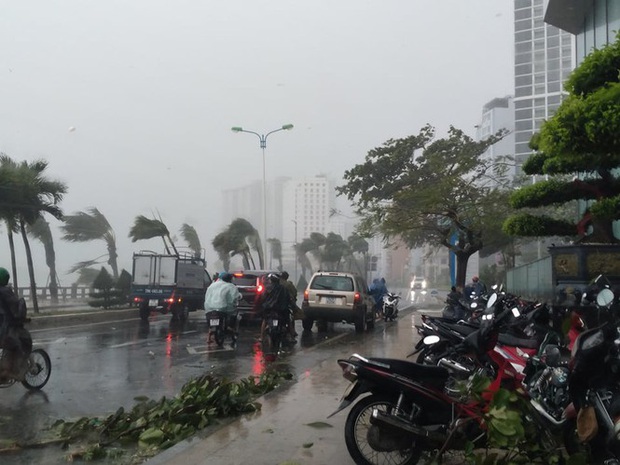 Bão đổ bộ vào Khánh Hòa, TP. Nha Trang mưa to, gió lớn, nhiều nơi mất điện - Ảnh 6.
